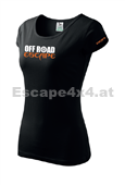 Damen T-Shirt in schwarz - Escape4x4 - Design 4